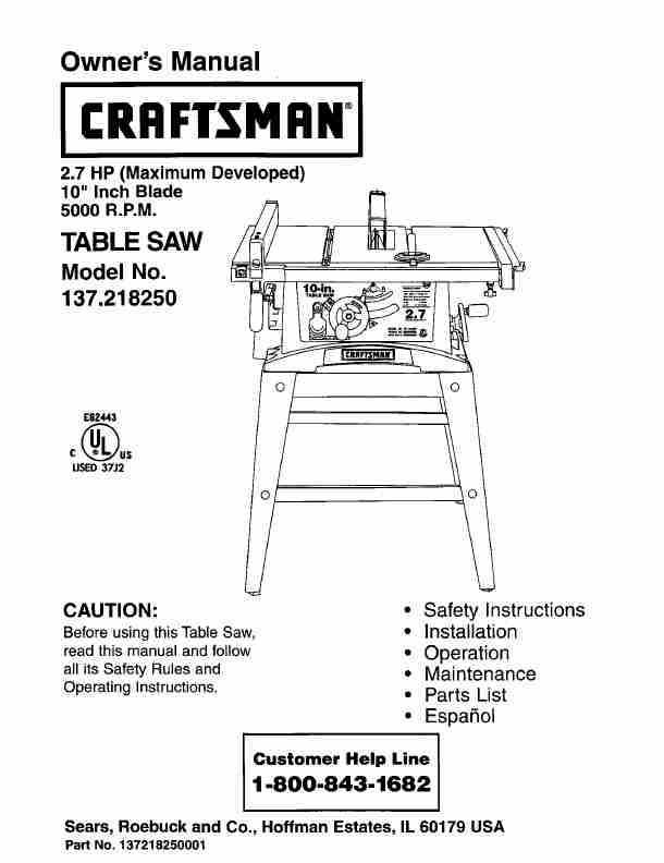 Craftsman Saw 137 21825-page_pdf